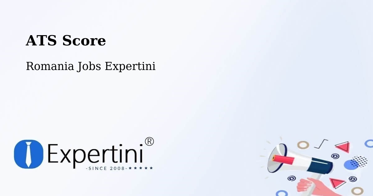 Resume ATS Score & Job Description Match Tool – Bârseşti - Romania Jobs Expertini