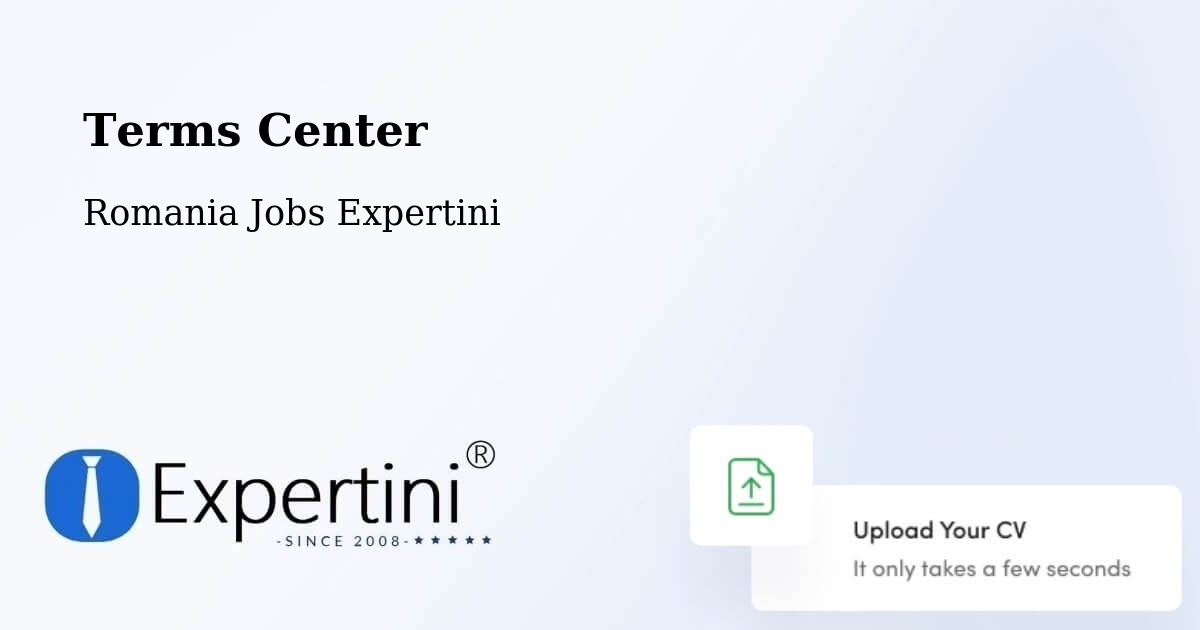 Terms of Service – Bârseşti - Romania Jobs Expertini